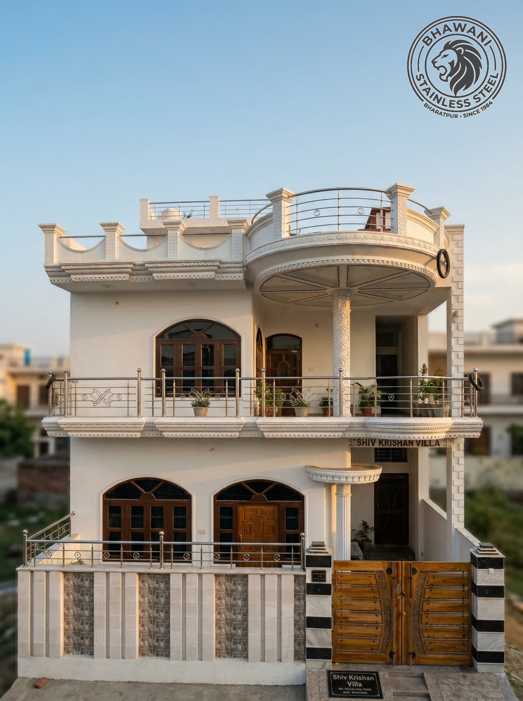 Home & villa stainless install — Rajasthan 2